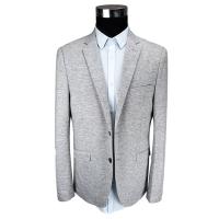Buy cheap Fashion Mens Knit Blazer / Fabric Casual Blazer Grey Mel All Cotton Office product