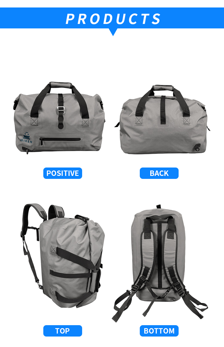 Lightweight Waterproof Duffel Bag For Climbing Boating Multi Purpose