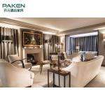 E1 Grade Plywood Hotel Interior Luxury Bedroom Sets 3 Years Warranty
