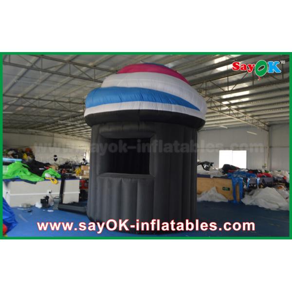 Inflatable Photo Booth Enclosure Customized Ice Cream Shaped Mini Inflatable Mobile Photo Booth With Air Blower
