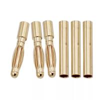 Buy cheap Multipurpose 2mm RC Banana Plug , Male Female Bullet Banana Connector product
