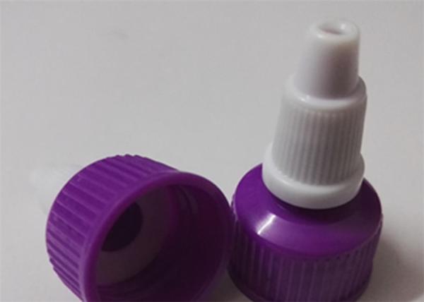 Buy cheap 20 / 410 Purple / Grey Plastic Bottle Lids Twist Type Out Diameter 23 . 5MM from wholesalers