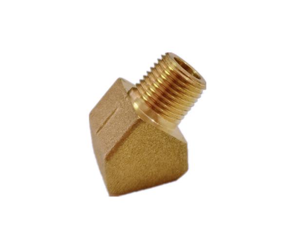Buy cheap 45 Degree Street Elbow Brass Pipe Fitting 1/8" NPT Female X 1/8" NPT Male from wholesalers