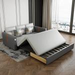 Jieshun Furniture Dual-Purpose Living Room Multi-Functional Foldable Fabric Sofa