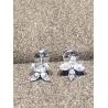 Buy cheap full diamonds earring 18kt gold with white gold or yellow gold or pink gold from wholesalers