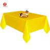 Buy cheap Plastic Tablecloth 5 Pack Red Disposable Rectangle Waterproof Party Table Cloth Plastic Cover from wholesalers