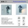 Buy cheap Reading Wall Lamp 3W and 5W Interior Bedside Wall Sconce bedside reading lamp Hotel Villa Apartment headboard wall light from wholesalers