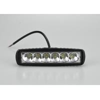 Buy cheap Single Row LED Light Bar High Bright 18 Watt 1000 Lumen Eco - Friendly product