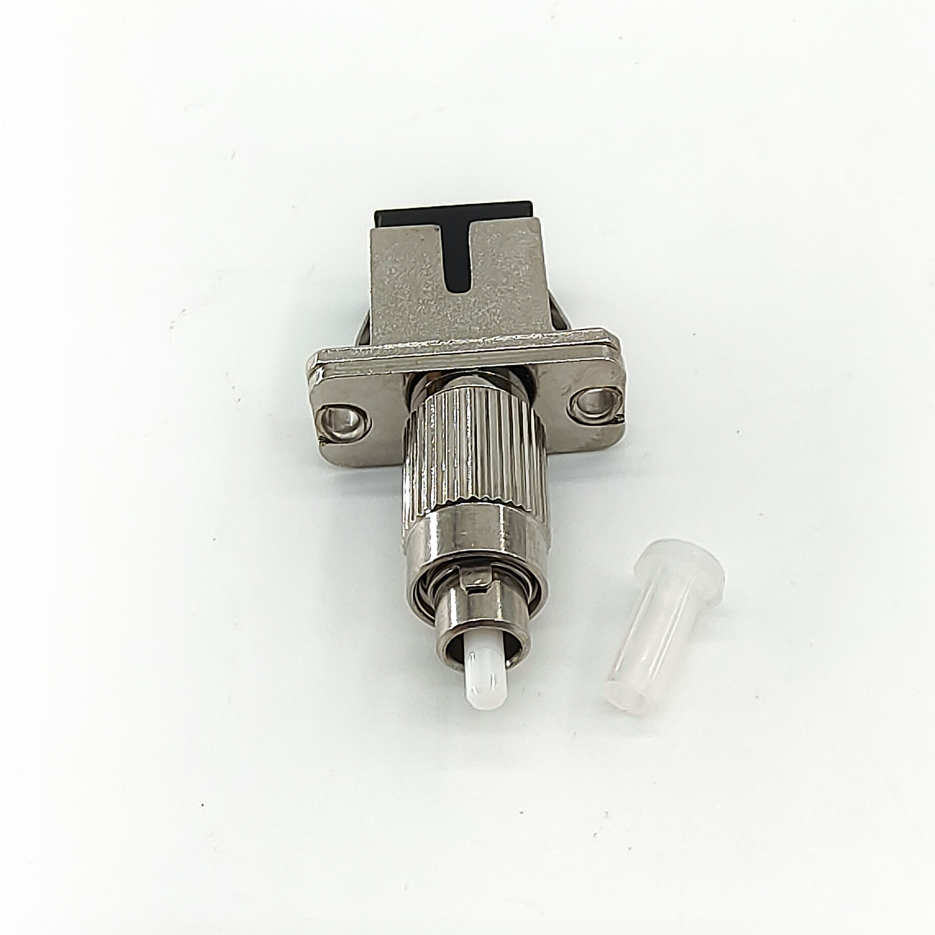 SC Female to FC Male UPC Singlemode Fiber Optic Hybrid Adapter Metal Converter