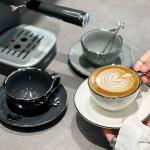 Light Luxury Coffee Cup Ceramic Electroplated Silver Edge Exquisite Tea Coffee
