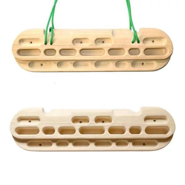 Buy cheap Wall mounted wooden Finger training board Climbing Hangboard Rock Climbing Training as Climbing Fingerboard with Jugs, Slopes from wholesalers