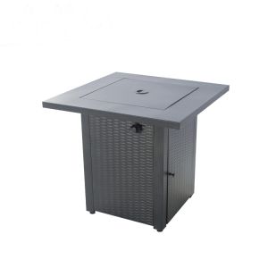 Buy cheap Outdoor 36 Inch Brown Square Propane Fire Pit Customized Color from wholesalers