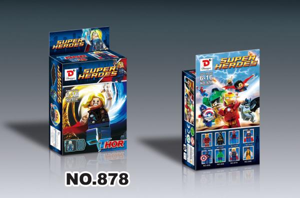 Buy cheap superhero mini figures building blocks from wholesalers