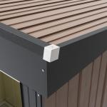 Waterproof Metal Storage Shed Steel Garden House Color Steel Plate Galvanized