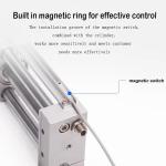 SMC Cy1s Magnetically Coupled Pneumatic Air Rodless Cylinder