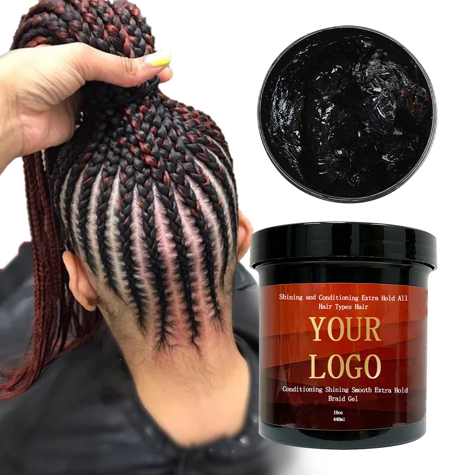 Private Label Hair Wax Colorful Pot Strong Hold 7 Smells Edge Control Hair Wax Pomade For Women