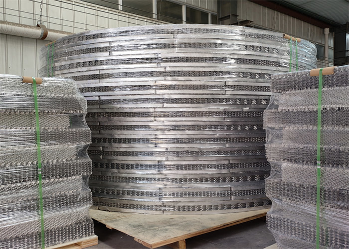 80mm High Oil Gas Separator Mesh Pad Demister For Solvent Recovery