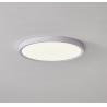 Buy cheap Anti Glare LED Ceiling Panel Light 18W 3 colors changing 230mm 100LM/W ABS Black housing 3mm LGP IP42 home lighting from wholesalers