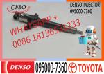 New 095000-7350 095000-7360 Common Rail Injector 0950007350 23670-39135