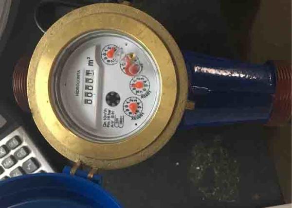 Buy cheap Brass Housing Multi Jet Water Meter For Clean Water Utility Billing Dn20 from wholesalers