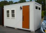 White And Orange Steel Storage Containers For Larage Scale Competition Area