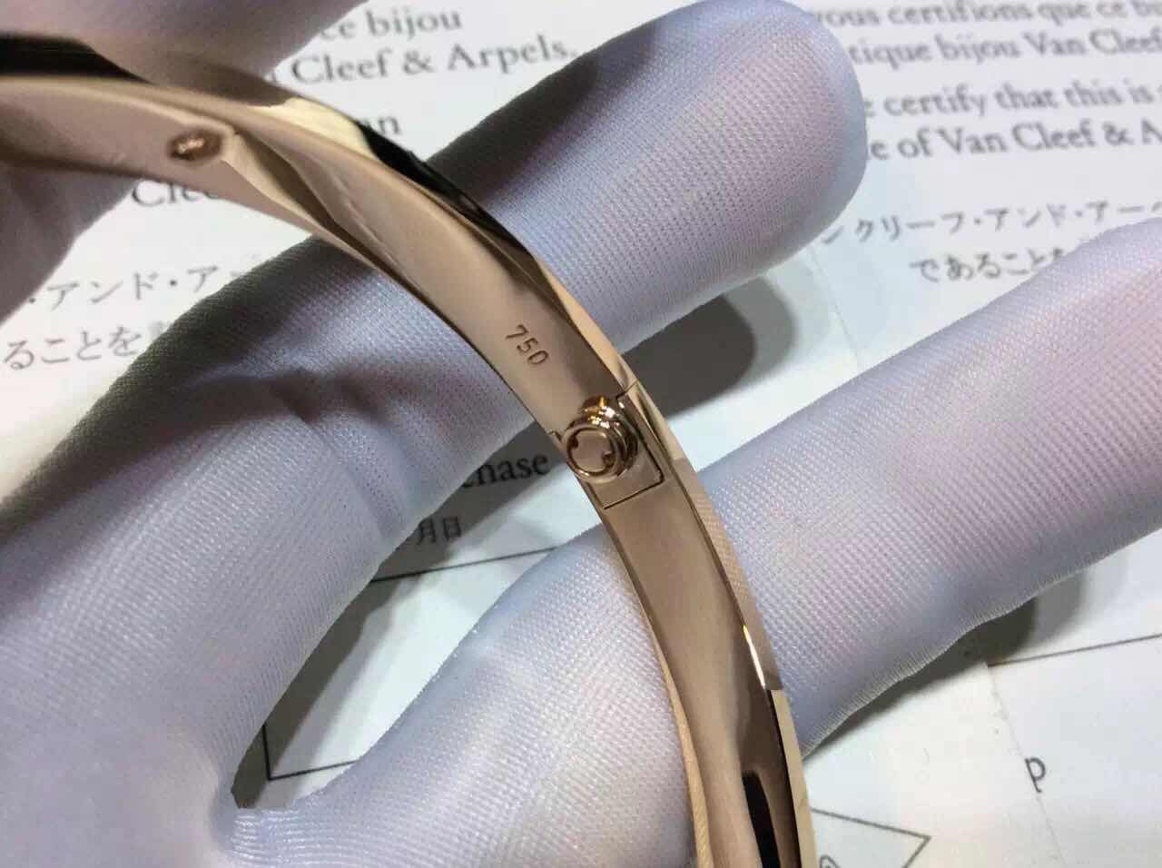 Love Bangle in 18K gold with diamonds from china jewelry factory