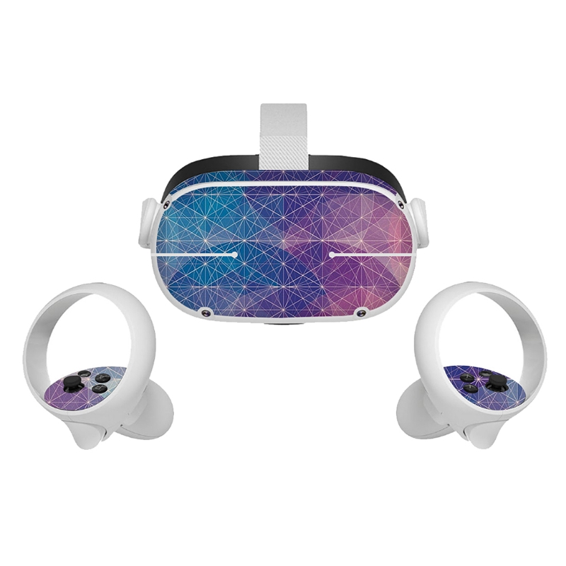 2021 new for oculus quest 2 sticker handle protective film Protective Skin Decals PVC Removable for VR all-in-one glasses