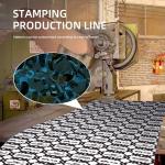 Blue Ripple Pvd Metal Decorative Sheet Water Wave Stainless Steel Panel
