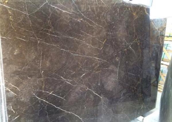 Buy cheap Black Countertop Marble Slab With White Vein , Solid Large Marble Slab from wholesalers