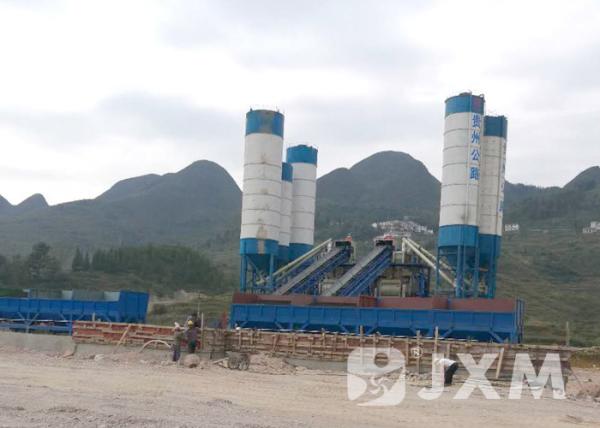 Buy cheap Construction Works 90m3h Batching Cement Mixing Plant from wholesalers
