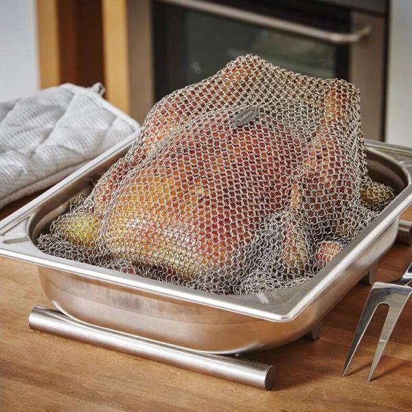 Buy cheap 40 Cm Chainmail Baking Mesh Food Cover Stainless Steel from wholesalers