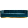 Buy cheap wholesale modern luxury furniture sofa 4 fabric color, classic 3 seat lounge metal base for living room from wholesalers