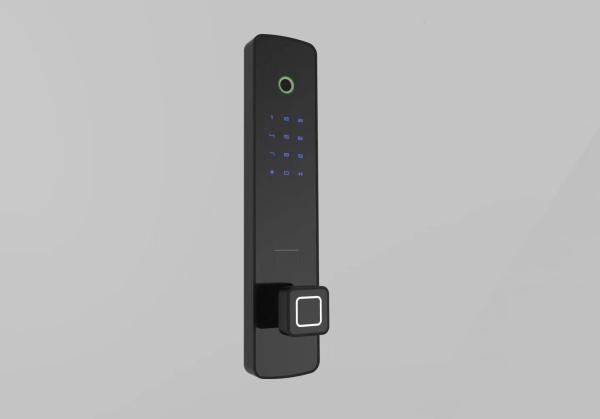 304 Stainless Steel Fingerprint Smart Door Lock Semiconductor Sensor RFID Key