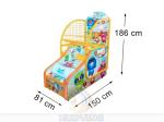 Adventureland Coin Operated Kiddie Ride Street Basketball Shooting Boxing Game 1