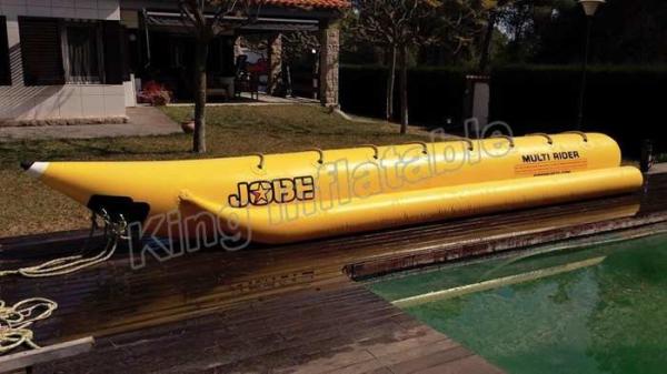 Buy cheap Giant Complete Yellow Inflatable Banana Boats Fly Fishing Boats With CE from wholesalers