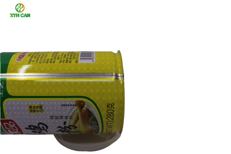 Metal Tin Can for Cooking Powder Packaging with Easy Open Lid 800-1000g Oem Service