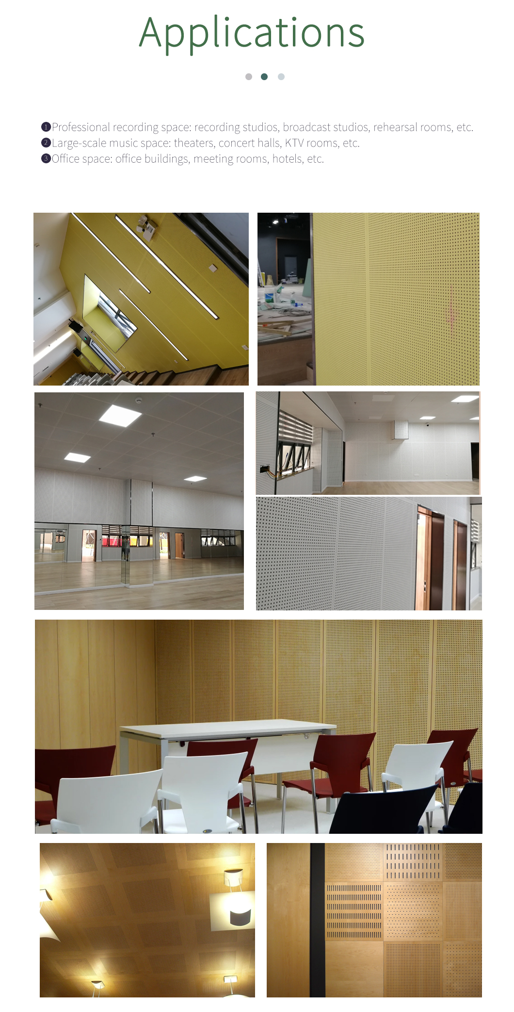 Customized High Density Micro Perforated Wood Panels For Wall Decoration