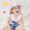 Buy cheap Pantone Color Childrens Bucket Hats 48cm Striped Flip Up Brim from wholesalers