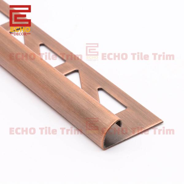 Buy cheap Vintage 1 4 Round Edge Tile Trim Wall Tile Corner Bead Bronze from wholesalers