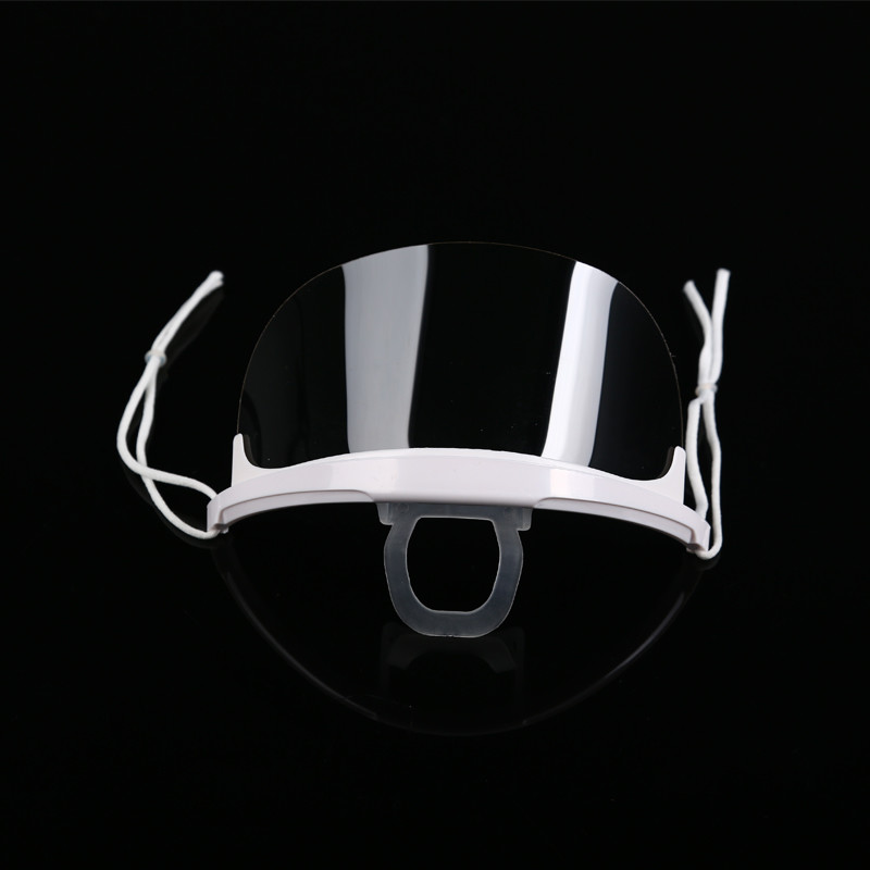 Fog Proof Ergonomic ABS PET Transparent Mouth Cover