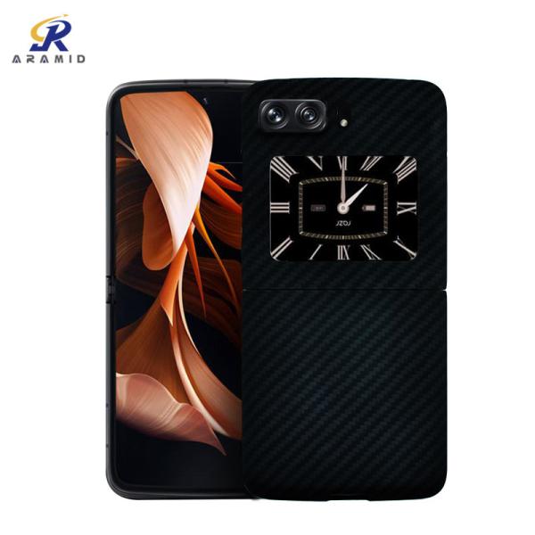 Precision Cutout Full Camera Protection Kevlar Aramid Fiber Phone Case For Moto