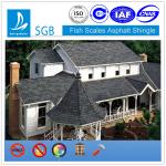 5 tab type half round asphalt tile roofing