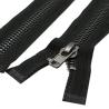 Buy cheap Heavy Duty Nickel Black Metal Zipper Fadeless Abrasion Resistant from wholesalers