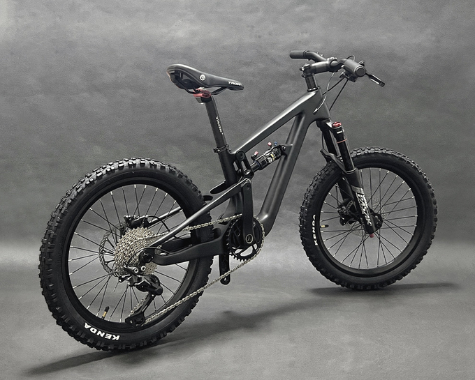 Full Suspension Carbon Mountain Bike 10 Speed Shimano Groupset For Kids