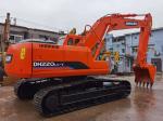 22 Ton Original Used Doosan DH220 Crawler Excavator With 0.5-1.18 m3 Bucket