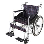 Solid Tire Wheel Electroplating Hospital Transfer Chair Portable Four Brakes