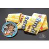 Buy cheap 5K Child Fun Run Marathon Bespoke Metal Award Medals And Ribbons Shiny Gold Plating from wholesalers