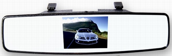 Ouchuangbo 3.5 inch digital display Rear view mirror Can play VCD /DVD /CCTV /GPS OCB-RV351