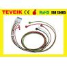 Buy cheap HP Medical Patient Monitor ECG Cable M1644A EKG cable 5 leads Snap AHA from wholesalers