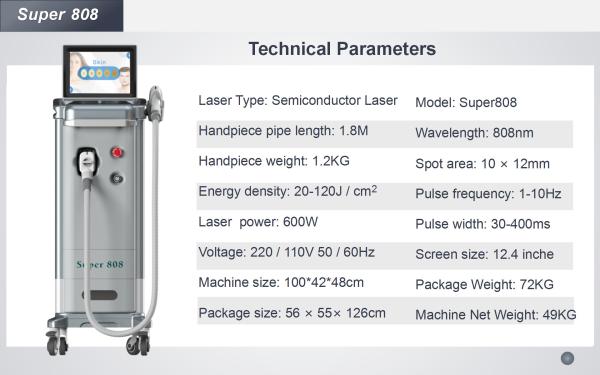 Buy cheap Salon 808nm Diode Laser Hair Removal Machine With Efficient Skin Cooling System from wholesalers